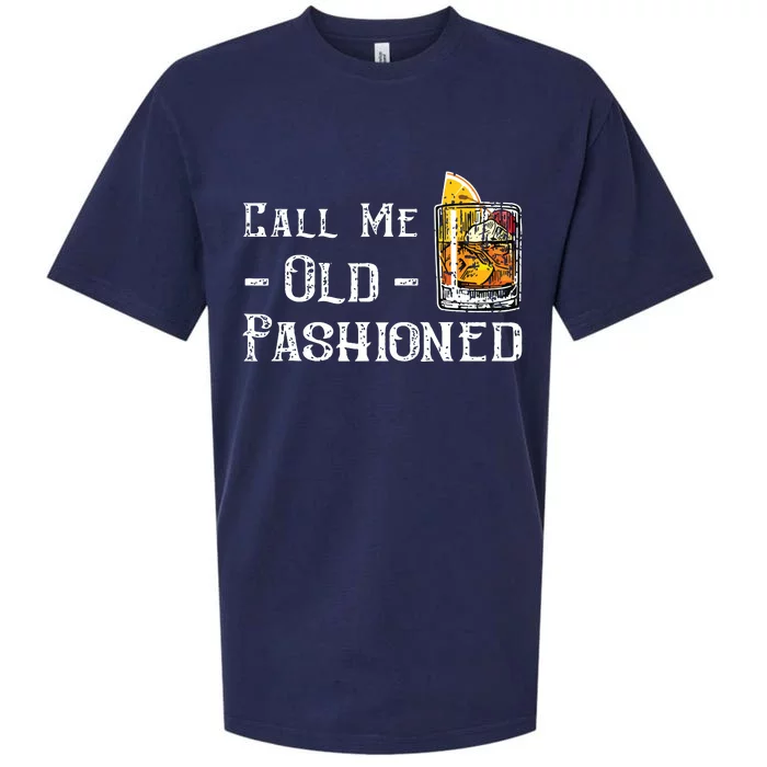 Call Me Old Fashioned Vintage Whiskey Lover Gift Sueded Cloud Jersey T-Shirt