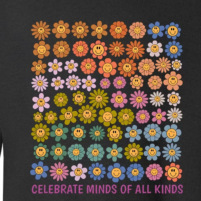 Celebrate Minds Of All Kinds Neurodiversity Autism Awareness Toddler Sweatshirt