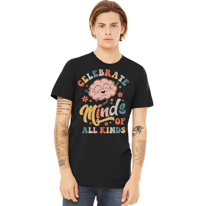 Celebrate Minds Of All Kinds SPED Teacher, Autism Awareness Premium T-Shirt