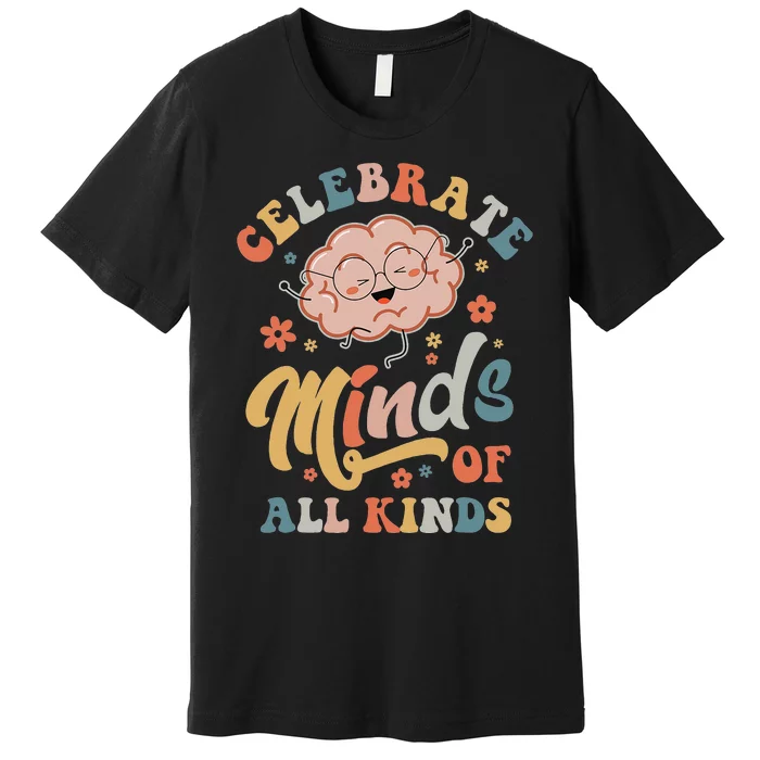 Celebrate Minds Of All Kinds SPED Teacher, Autism Awareness Premium T-Shirt