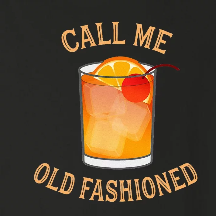 Call Me Old Fashioned Bartender Classic Cocktail Mixologist Toddler Long Sleeve Shirt