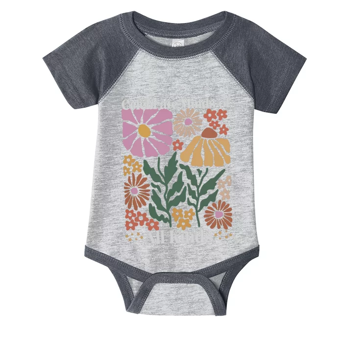 Celebrate Minds Of All Kinds Floral Autism Awareness Infant Baby Jersey Bodysuit