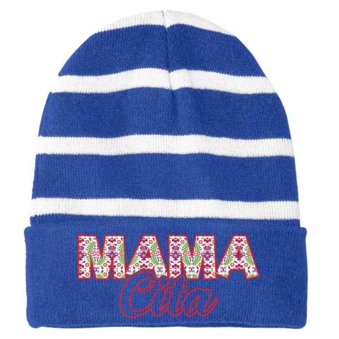 Couple Matching Outfits Casual Mamacita Great Gift Papacito Gift Striped Beanie with Solid Band