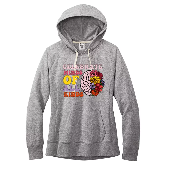 Celebrate Minds Of All Kinds Women's Fleece Hoodie