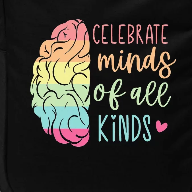 Celebrate Minds of All Kinds Autism Awareness Impact Tech Backpack