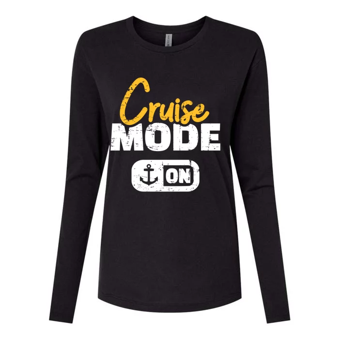 Cruise Mode On Gift Womens Cotton Relaxed Long Sleeve T-Shirt