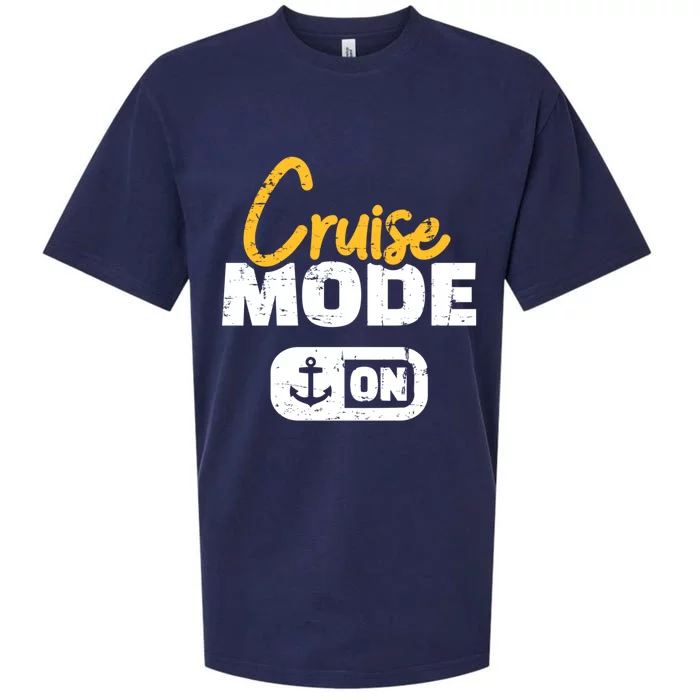 Cruise Mode On Gift Sueded Cloud Jersey T-Shirt