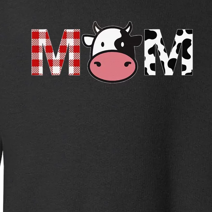 Cow Mom or Dad Birthday Farm Birthday Party Toddler Sweatshirt