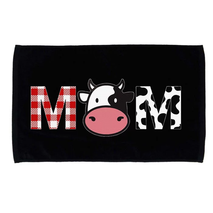 Cow Mom or Dad Birthday Farm Birthday Party Microfiber Hand Towel