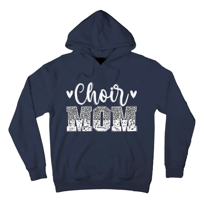 Choir Mom Of A Choir Member Leopard Choir Mother Hoodie