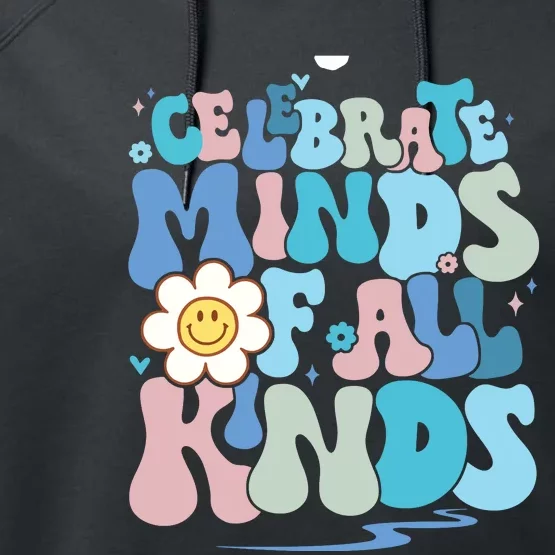 Celebrate Minds Of All Kinds Neurodiversity Performance Fleece Hoodie