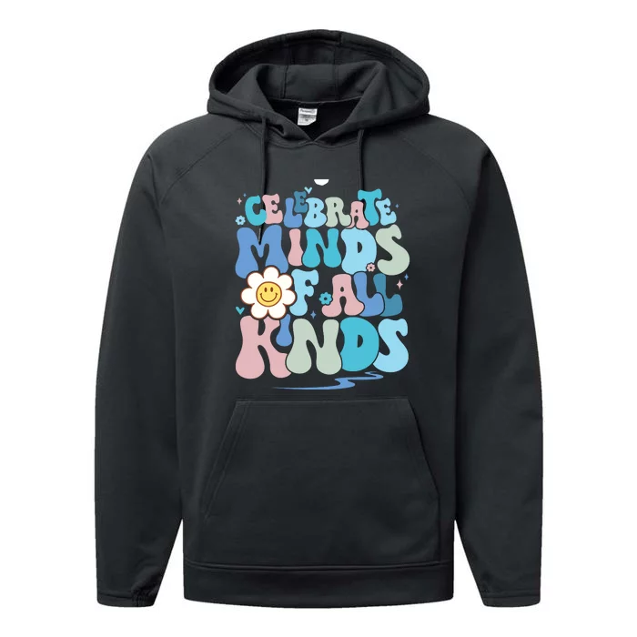 Celebrate Minds Of All Kinds Neurodiversity Performance Fleece Hoodie