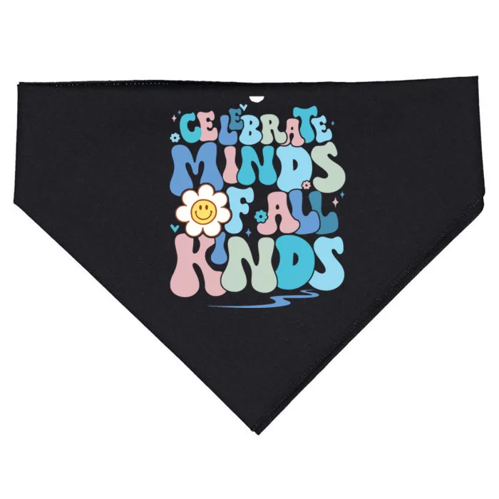 Celebrate Minds Of All Kinds Neurodiversity USA-Made Doggie Bandana