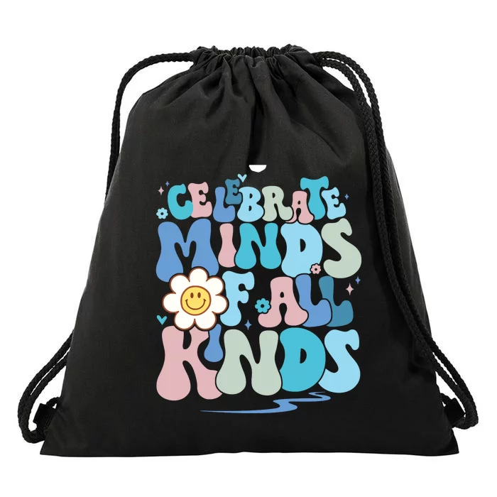 Celebrate Minds Of All Kinds Neurodiversity Drawstring Bag