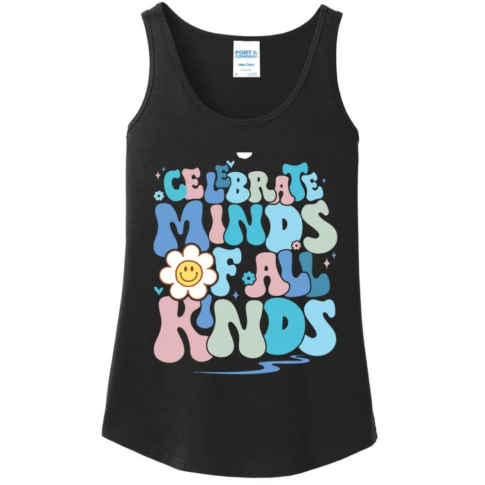 Celebrate Minds Of All Kinds Neurodiversity Ladies Essential Tank