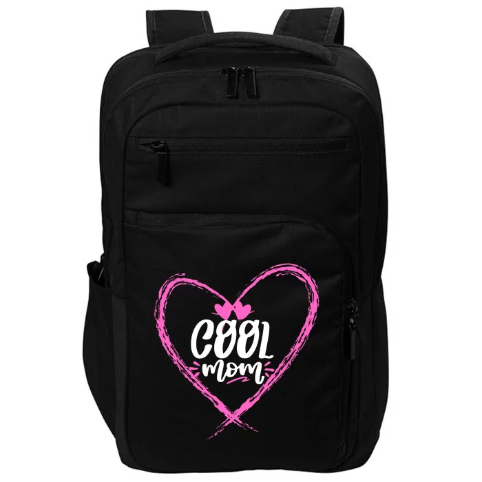 Cool Moms Official Club Member Funny Cute Impact Tech Backpack