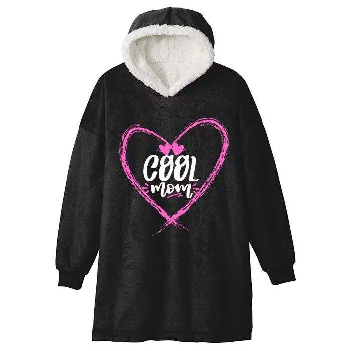 Cool Moms Official Club Member Funny Cute Hooded Wearable Blanket