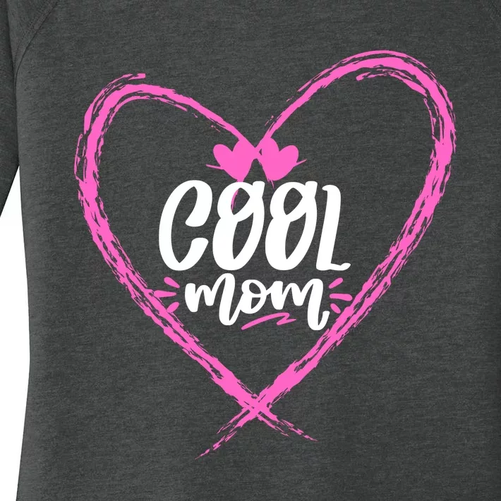 Cool Moms Official Club Member Funny Cute Women's Perfect Tri Tunic Long Sleeve Shirt