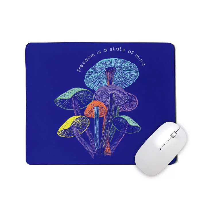 Colourful mushrooms of imagination Mousepad