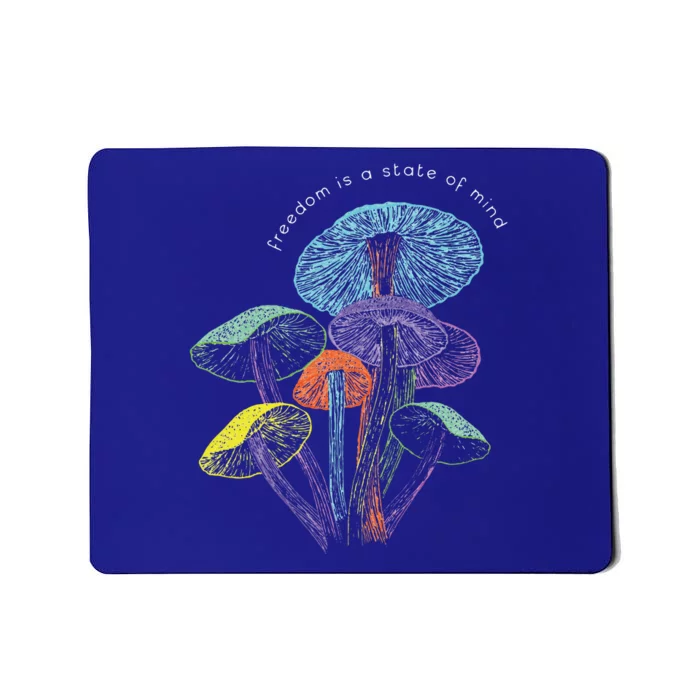 Colourful mushrooms of imagination Mousepad