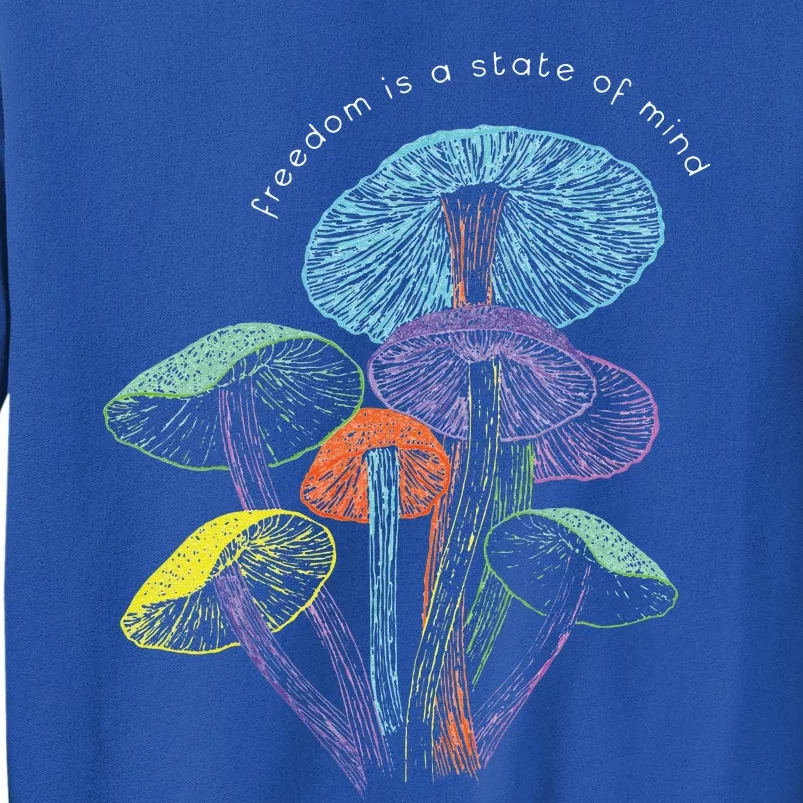 Colourful mushrooms of imagination Tall Sweatshirt