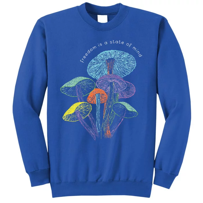 Colourful mushrooms of imagination Tall Sweatshirt