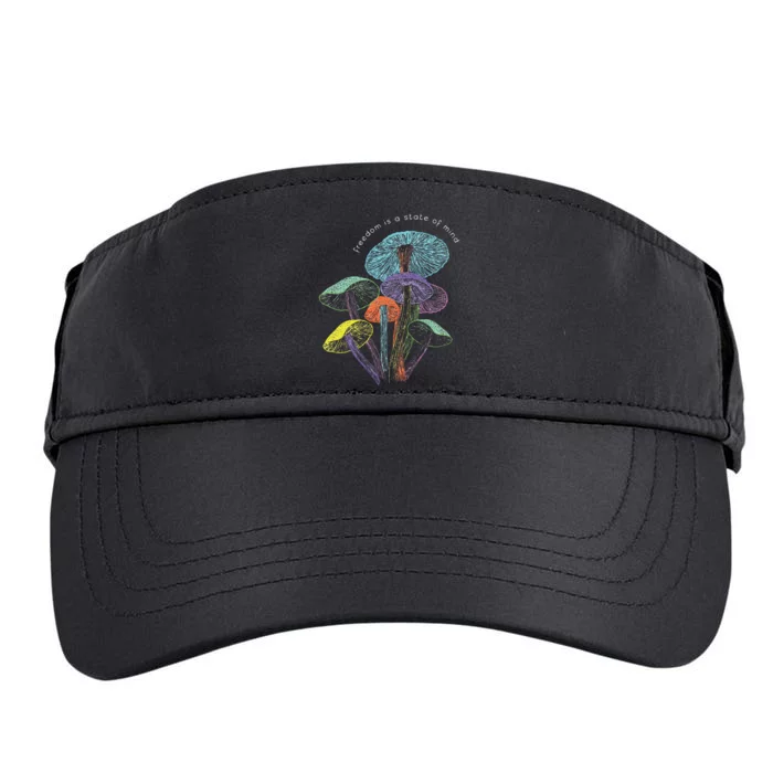 Colourful Mushrooms Of Imagination Adult Drive Performance Visor