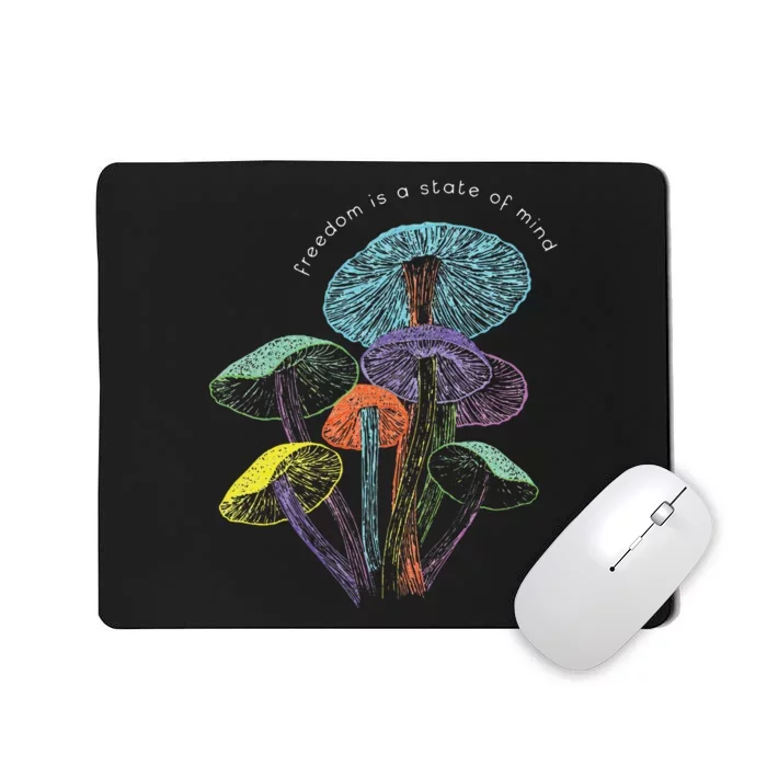 Colourful Mushrooms Of Imagination Mousepad