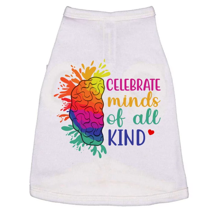 Celebrate Minds Of All Kind Neurodiversity Brain Doggie Tank