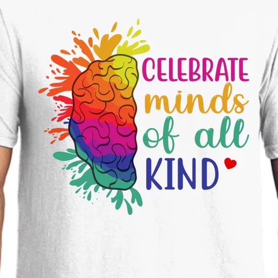 Celebrate Minds Of All Kind Neurodiversity Brain Pajama Set