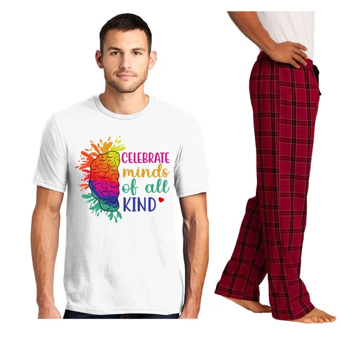 Celebrate Minds Of All Kind Neurodiversity Brain Pajama Set