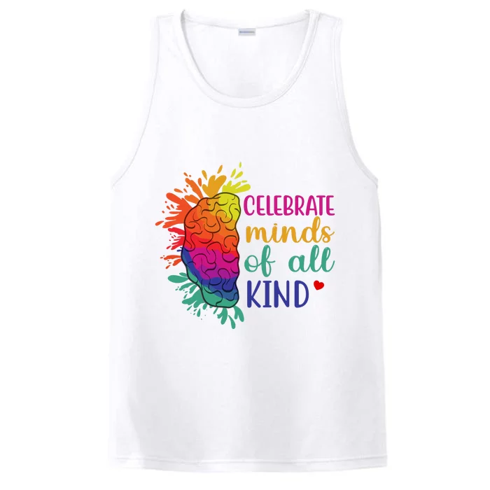 Celebrate Minds Of All Kind Neurodiversity Brain Performance Tank