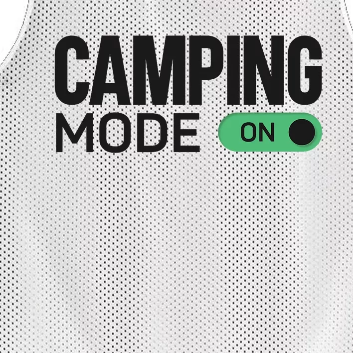 Camping Mode On Tent Mesh Reversible Basketball Jersey Tank