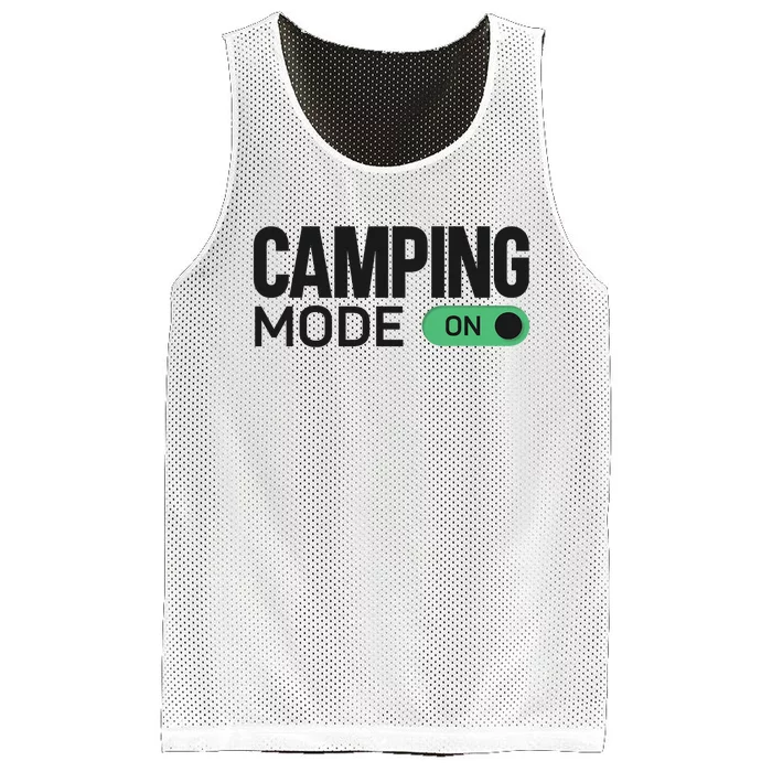 Camping Mode On Tent Mesh Reversible Basketball Jersey Tank