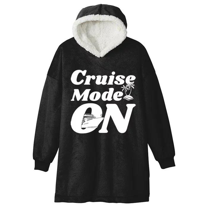 Cruise Mode On Cruising Hooded Wearable Blanket