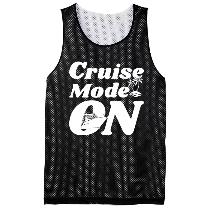 Cruise Mode On Cruising Mesh Reversible Basketball Jersey Tank