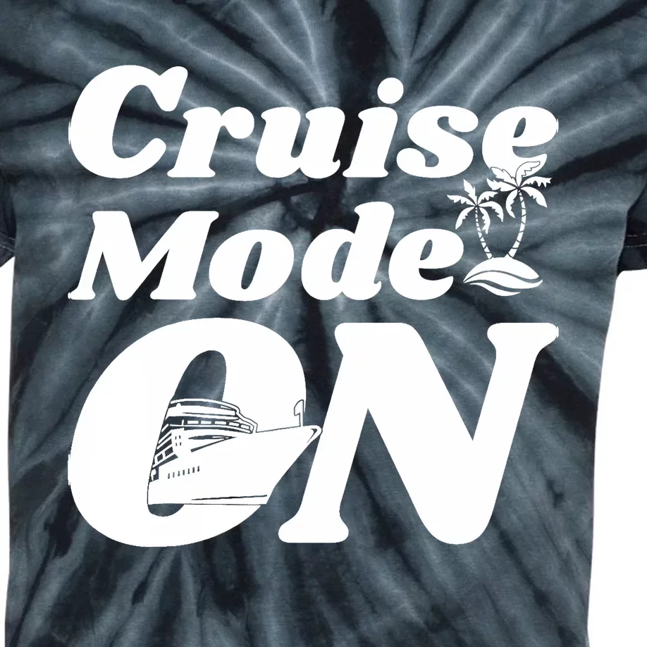 Cruise Mode On Cruising Kids Tie-Dye T-Shirt