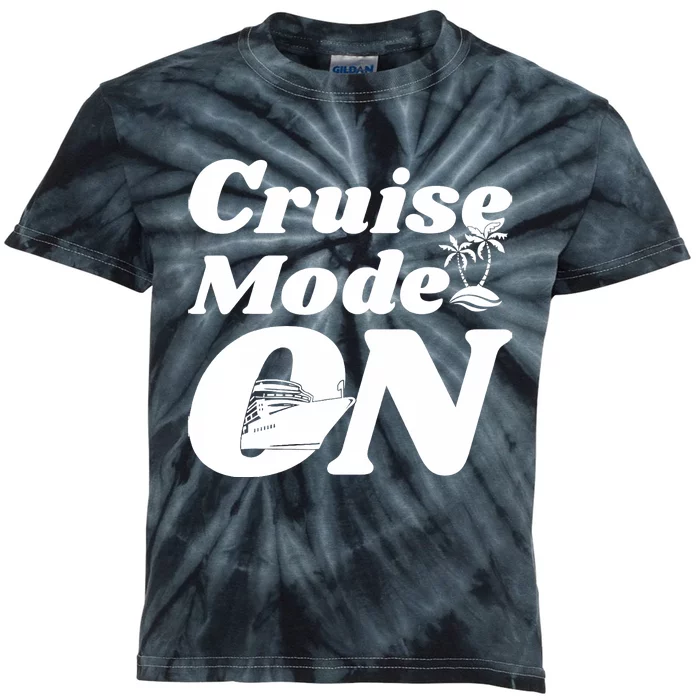 Cruise Mode On Cruising Kids Tie-Dye T-Shirt