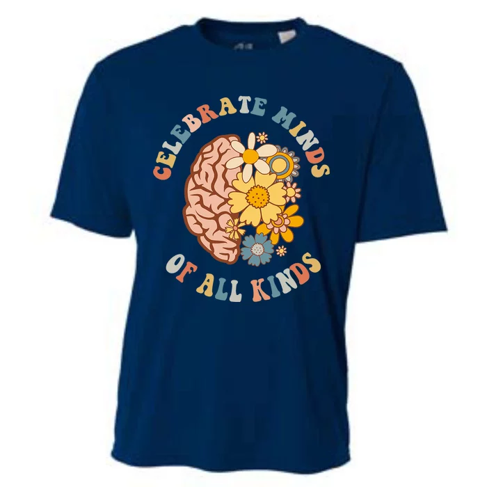 Celebrate Minds Of All Kinds Neurodiversity Autism Cooling Performance Crew T-Shirt