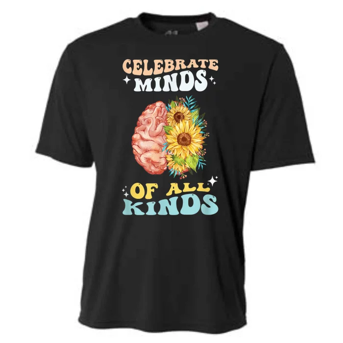 Celebrate Minds of All Kinds Neurodiversity Autism Awareness Cooling Performance Crew T-Shirt