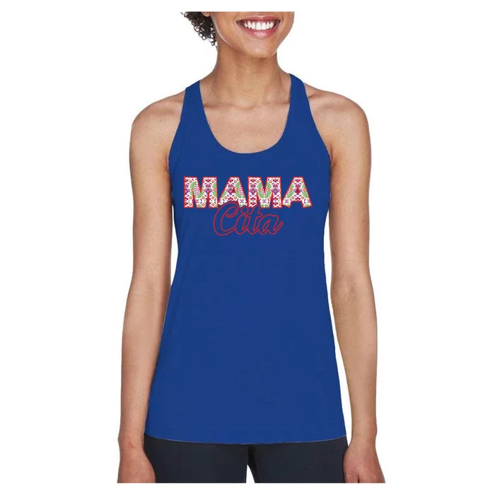 Couple Matching Outfits Casual Mamacita Great Gift Papacito Gift Women's Racerback Tank