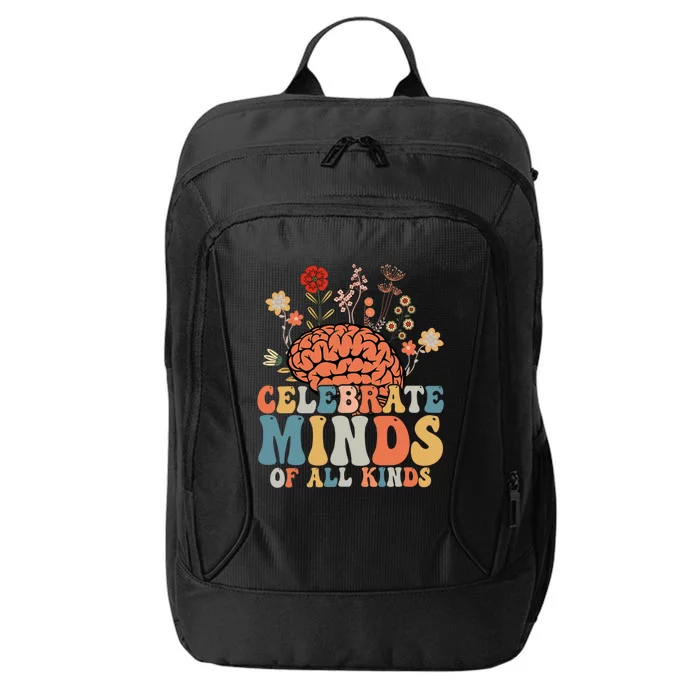 Celebrate Minds Of All Kinds Neurodiversity Autism Gift City Backpack