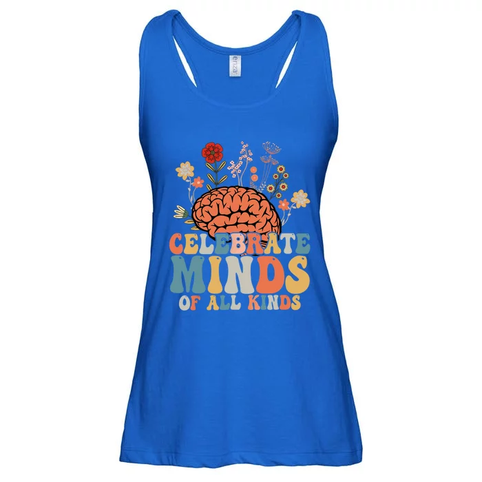 Celebrate Minds Of All Kinds Neurodiversity Autism Gift Ladies Essential Flowy Tank