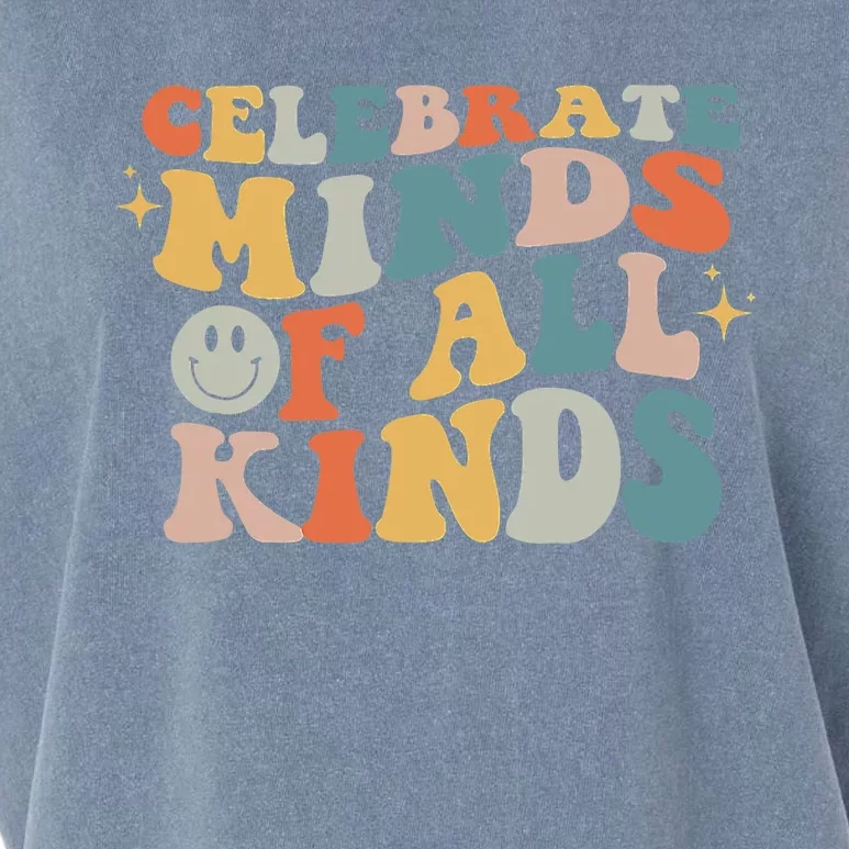 Celebrate Minds Of All Kinds Neurodiversity Autism Awareness Garment-Dyed Women's Muscle Tee