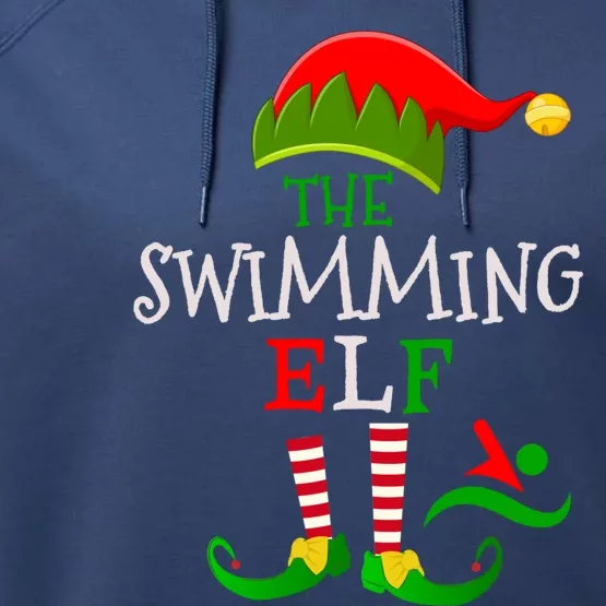 Christmas Matching Outfit For Holiday Party The Swimming Gift Performance Fleece Hoodie