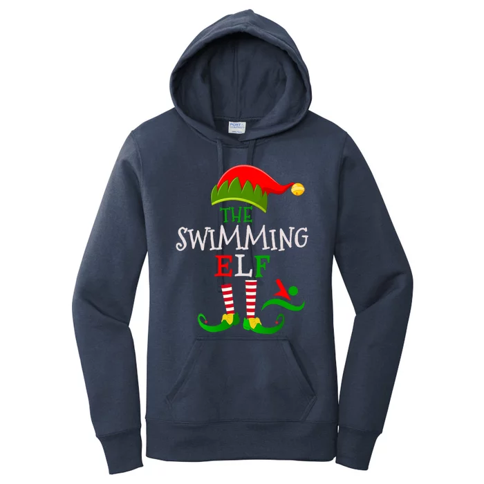 Christmas Matching Outfit For Holiday Party The Swimming Gift Women's Pullover Hoodie