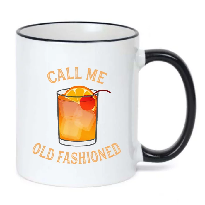 Call Me Old Fashioned Bartender Classic Cocktail Mixologist Black Color Changing Mug