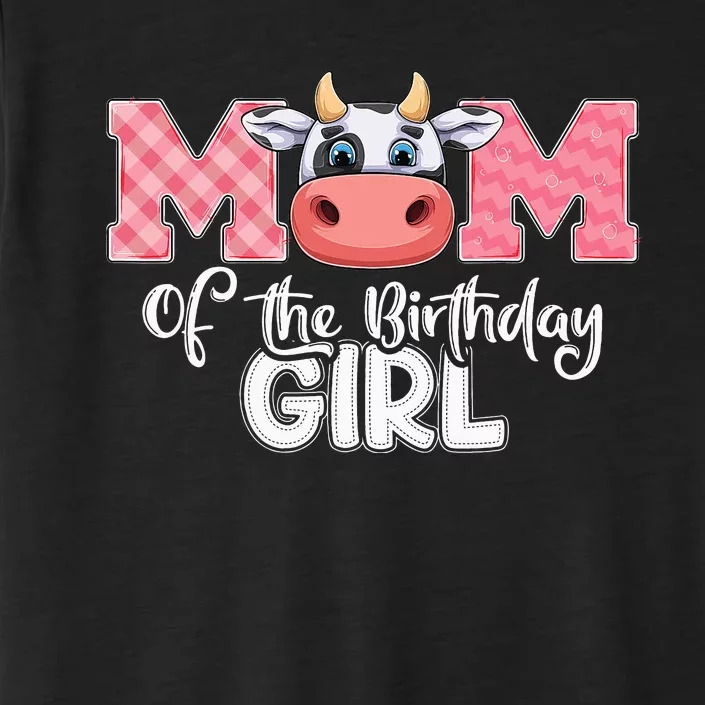 cute Mom of The Birthday Cow Family Farm ChromaSoft Performance T-Shirt