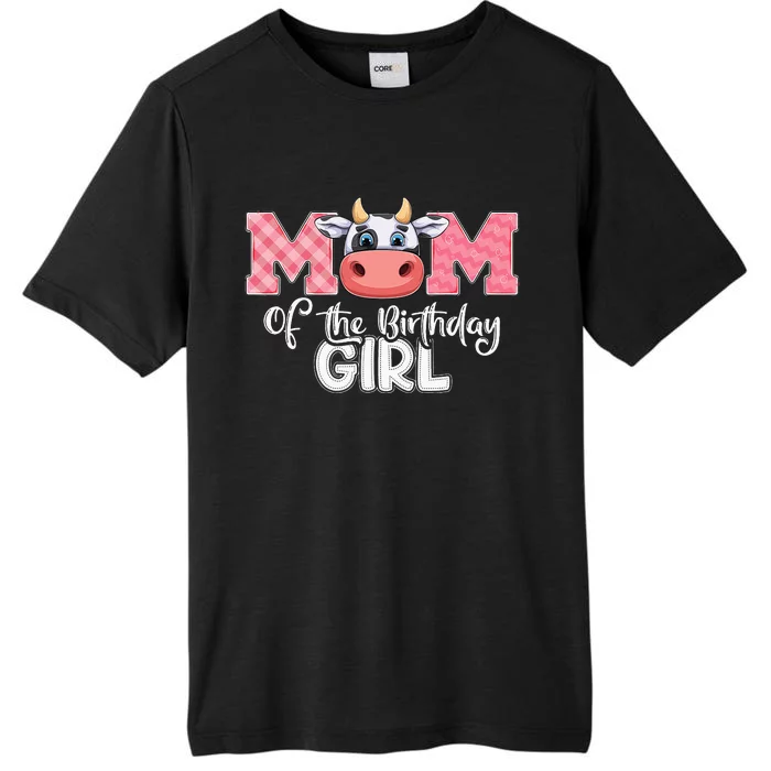 cute Mom of The Birthday Cow Family Farm ChromaSoft Performance T-Shirt