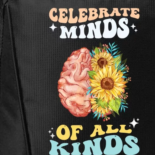 Celebrate Minds Of All Kinds Neurodiversity Autism Awareness City Backpack